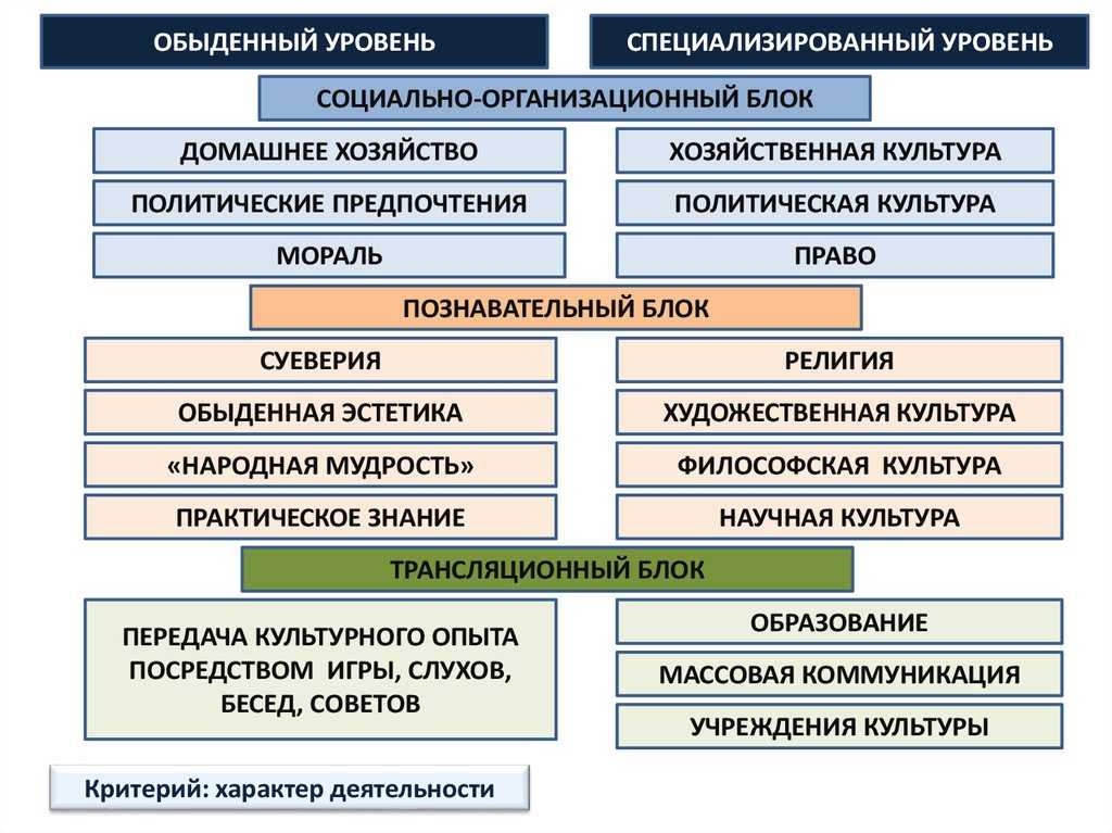 Культура: основные понятия и ее влияние на жизнь человека