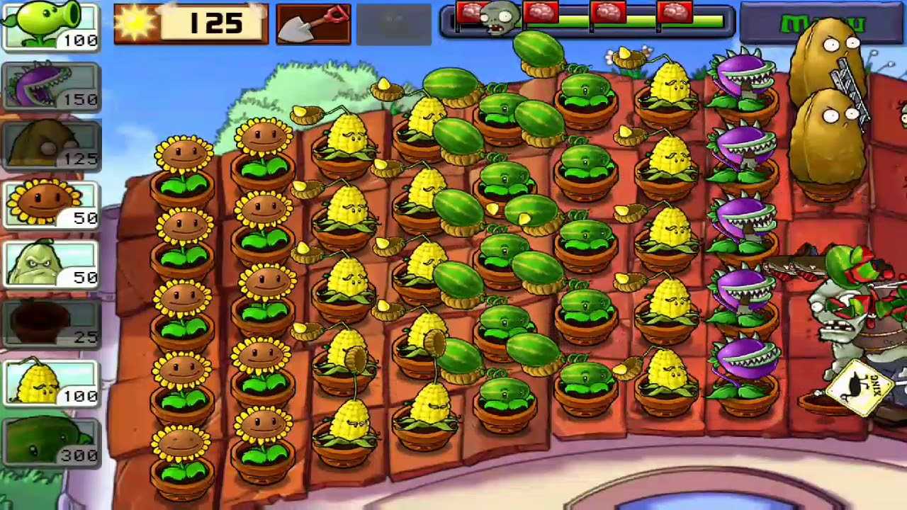 Игровые режимы в игре plants vs. zombies
