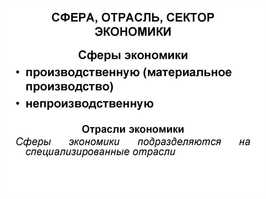 Экономика - виды, функции, основные вопросы и термины, законы