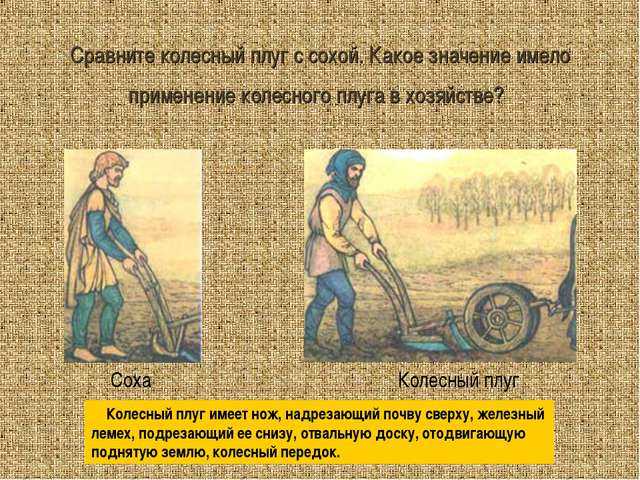 Орудия труда в древней руси кратко