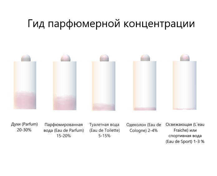 Описание всех нот ароматов духов