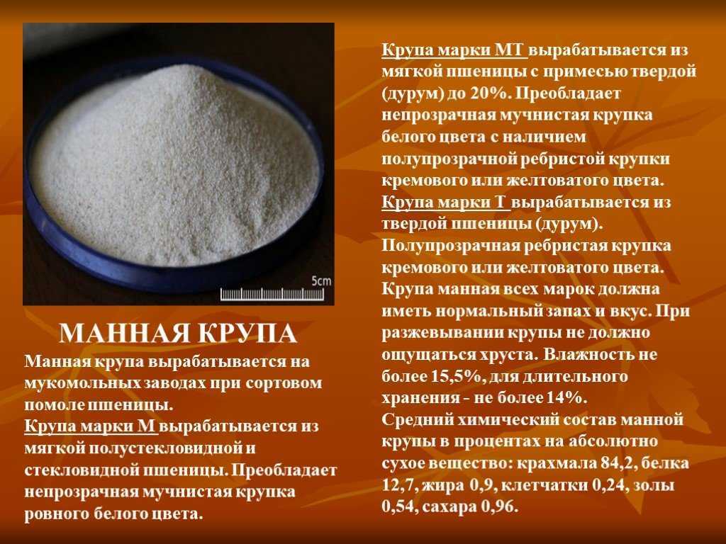 Из чего делают манную крупу и из какого злака она может расти