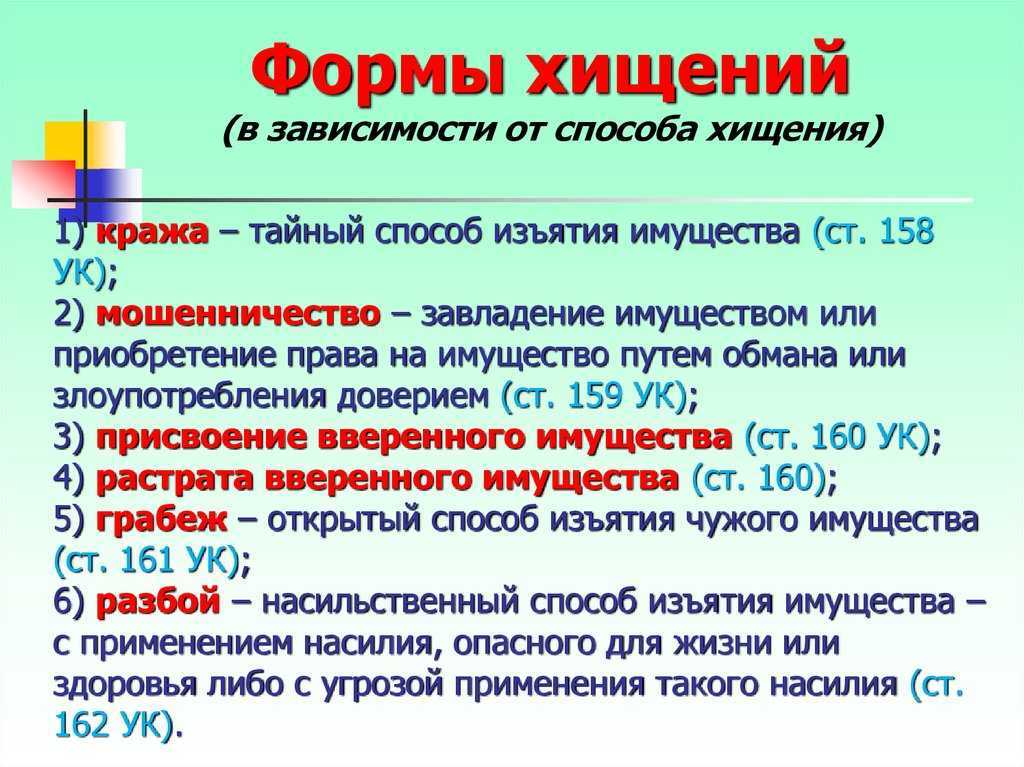 Что такое кража по действующему уголовному: определение и виды преступления