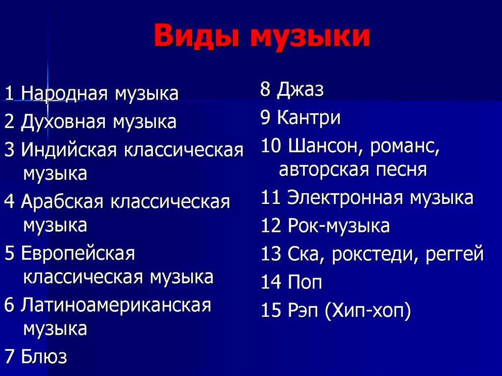 Все музыкальные жанры. стили в музыке: список, описание, примеры. стиль объединения композиторов