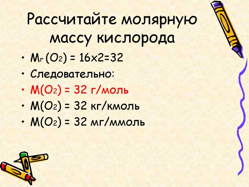 Урок 5. моль и молярная масса