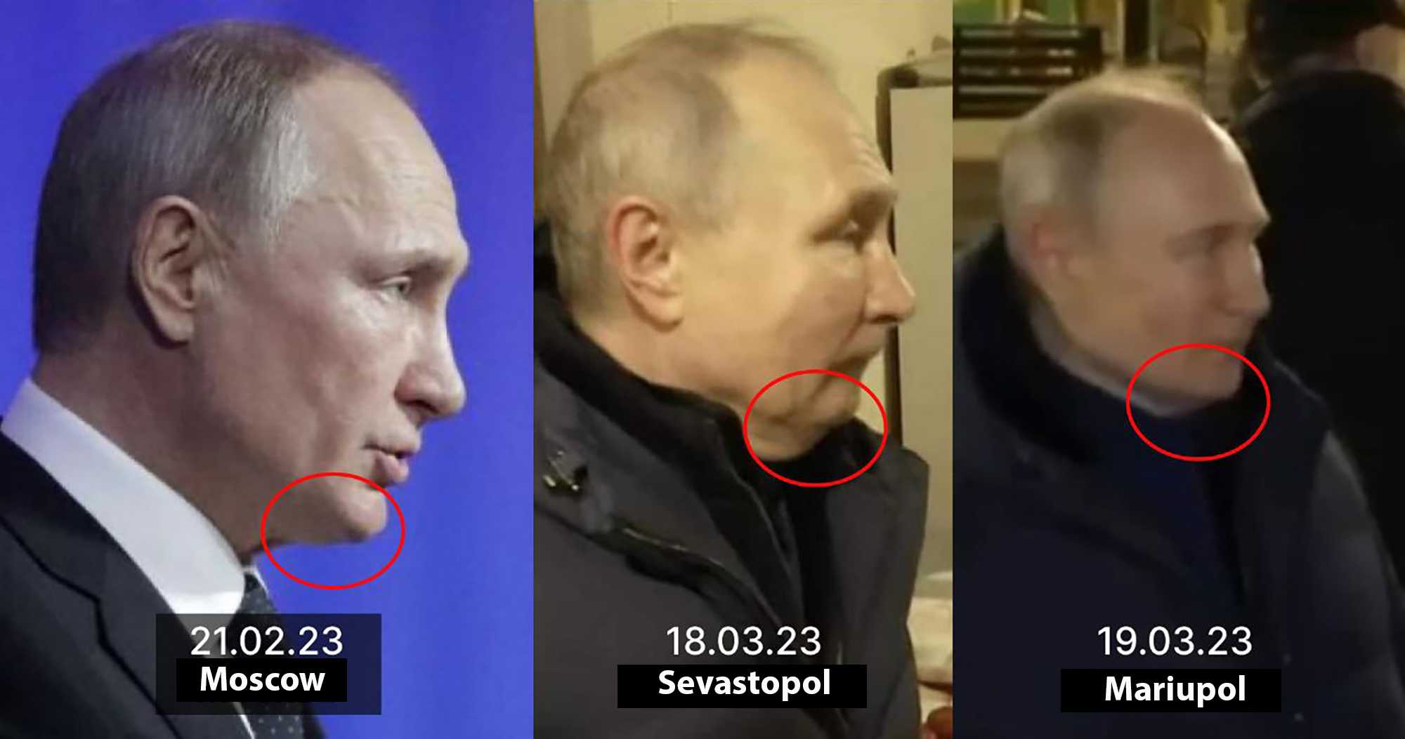 16 лет россией правят двойники путина?