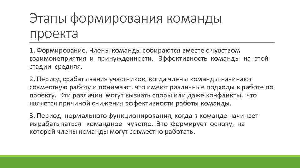 Проектная команда: роли и функции участников