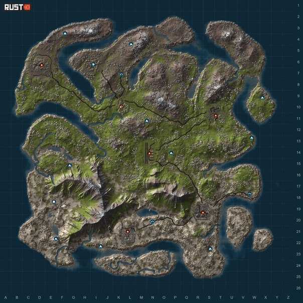 Отличия карты barren в rust: обзор игровой локации