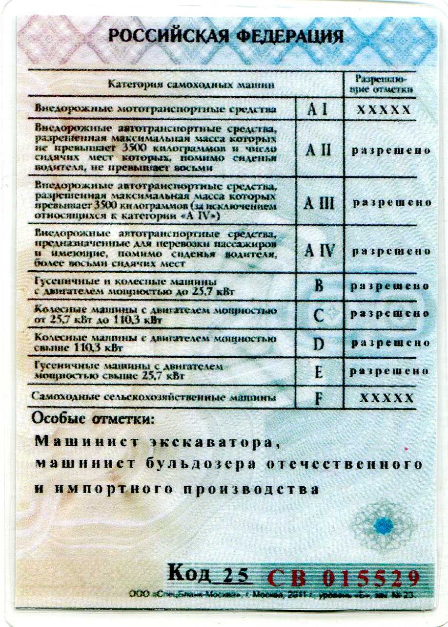 Права тракториста машиниста: категории, с чем можно управлять